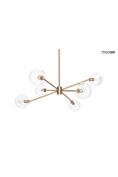 MOOSEE lampa wisząca AURA 6 złota