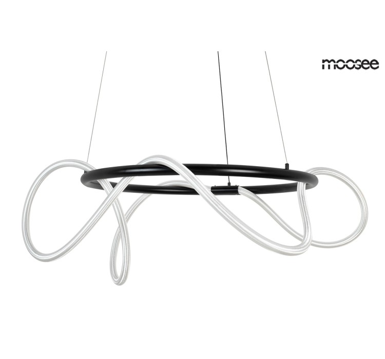 MOOSEE lampa wisząca SERPIENTE 60 czarna