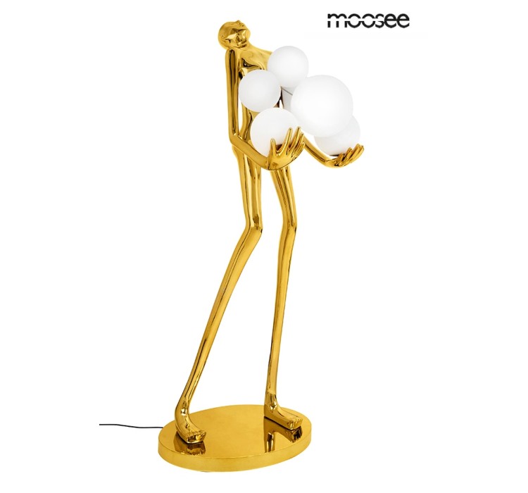 MOOSEE lampa podłogowa HUMAN GOLD         PREMIUM