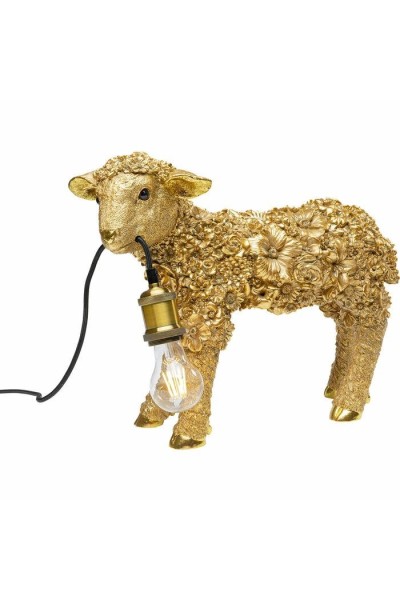 KARE lampa stołowa FLOWER SHEEP 36 cm złota