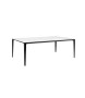 Stół SLIM 200x100 biały, czarny -         ceramiczny marmur, aluminium