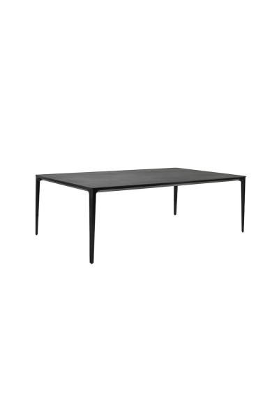 Stół SLIM 200x100 czarny - ceramiczny     marmur, aluminium