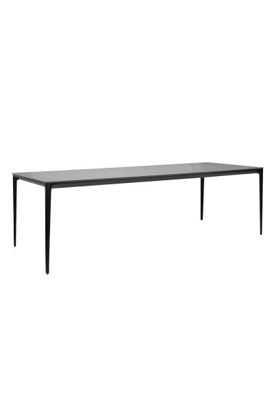 Stół SLIM 240x100 czarny - ceramiczny     marmur, aluminium