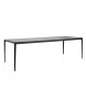 Stół SLIM 240x100 czarny - ceramiczny     marmur, aluminium