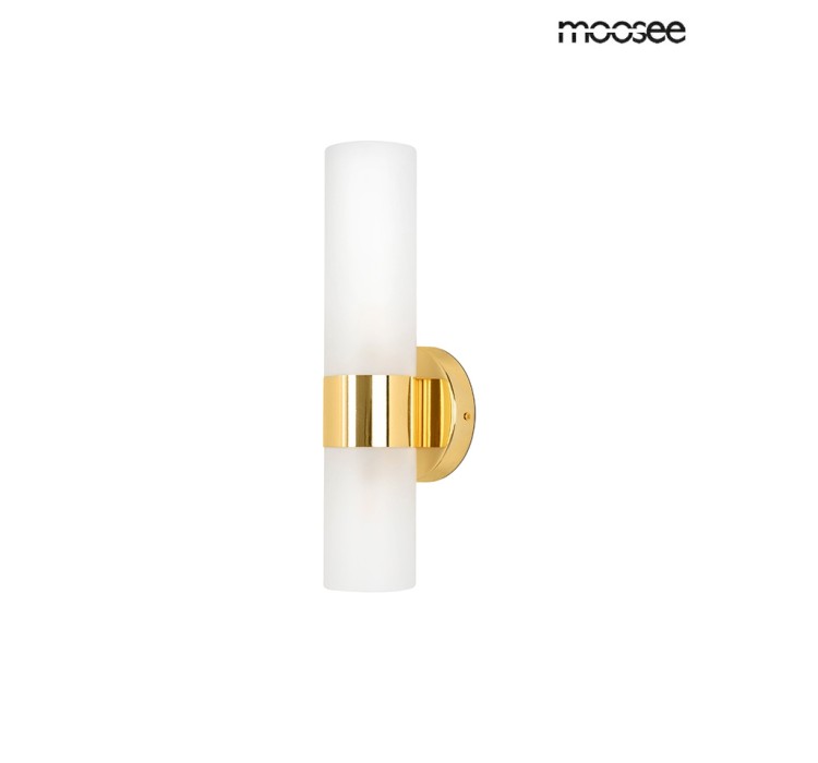 MOOSEE lampa ścienna TUBS złota