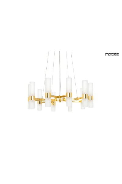 MOOSEE lampa wisząca TUBS 10 złota