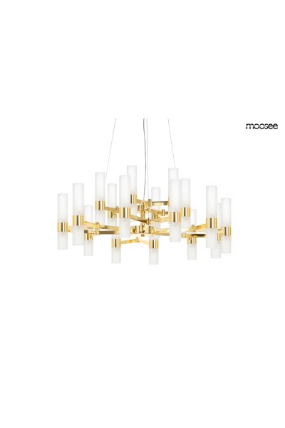 MOOSEE lampa wisząca TUBS 18 złota