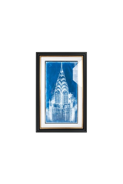 Obraz CHRYSLER ART DECO 69,5x114,5 cm