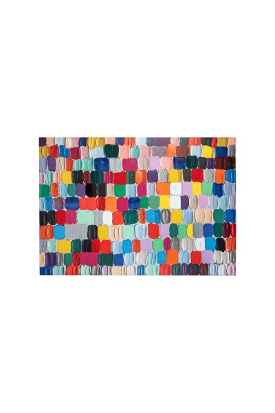 KARE obraz TOUCHED COLORFUL DOTS 200x140  cm