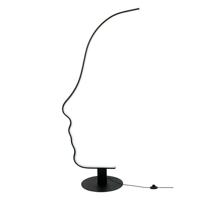 MOOSEE lampa podłogowa FACE FLOOR czarna