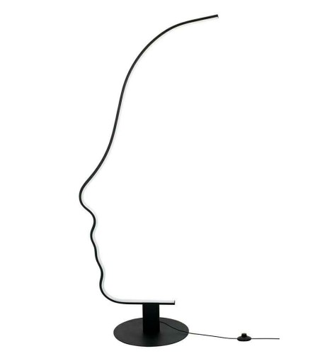 MOOSEE lampa podłogowa FACE FLOOR czarna