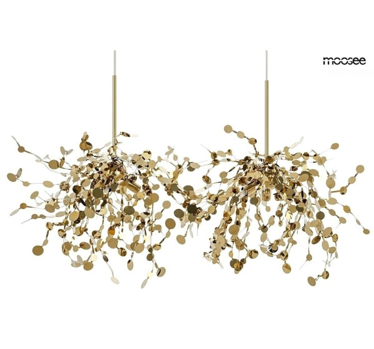 MOOSEE Lampa wisząca MONETE złota