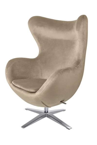 Fotel EGG SZEROKI VELVET khaki