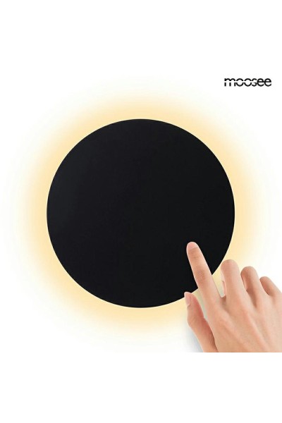 MOOSEE lampa ścienna SHADOW SUN 30        czarna