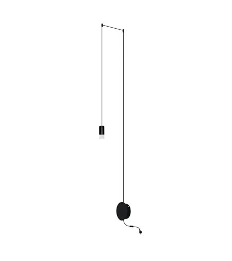MOOSEE lampa ścienna FLUSSO WALL czarna