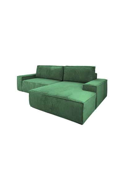 Narożnik PILLOW M prawy z funkcją spania  zielony