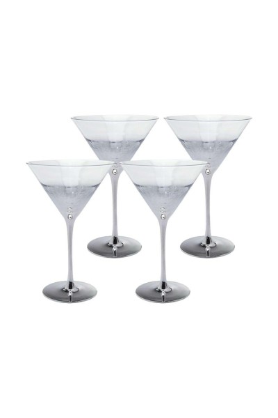KARE komplet 4 kieliszków do martini      NIGHT SKY 300 ml