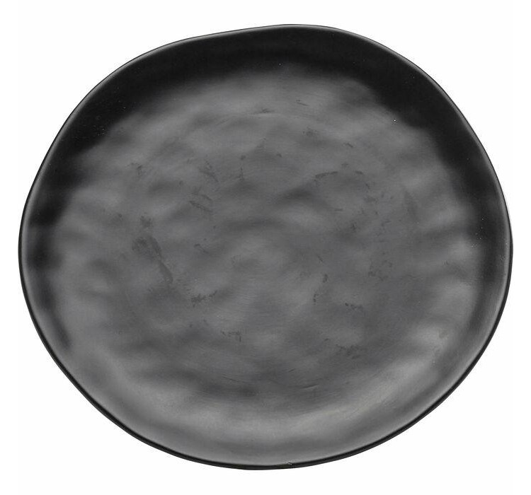 KARE talerz ORGANIC 26 cm czarny