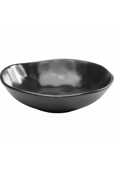 KARE talerz głęboki ORGANIC 22 cm czarny