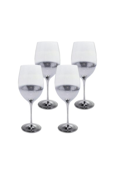 KARE komplet 4 kieliszków do czerwonego   wina NIGHT SKY 400 ml