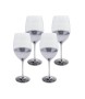 KARE komplet 4 kieliszków do czerwonego   wina NIGHT SKY 400 ml