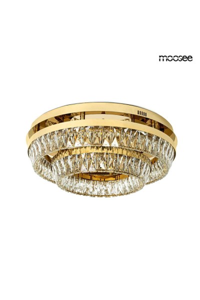 MOOSEE lampa sufitowa / plafon SAVOY 2    złota