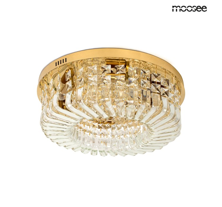 MOOSEE lampa sufitowa / plafon BALUNA 80  złota