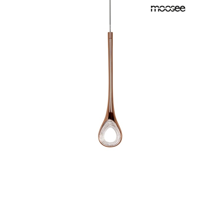 MOOSEE lampa wisząca VUELO miedziana