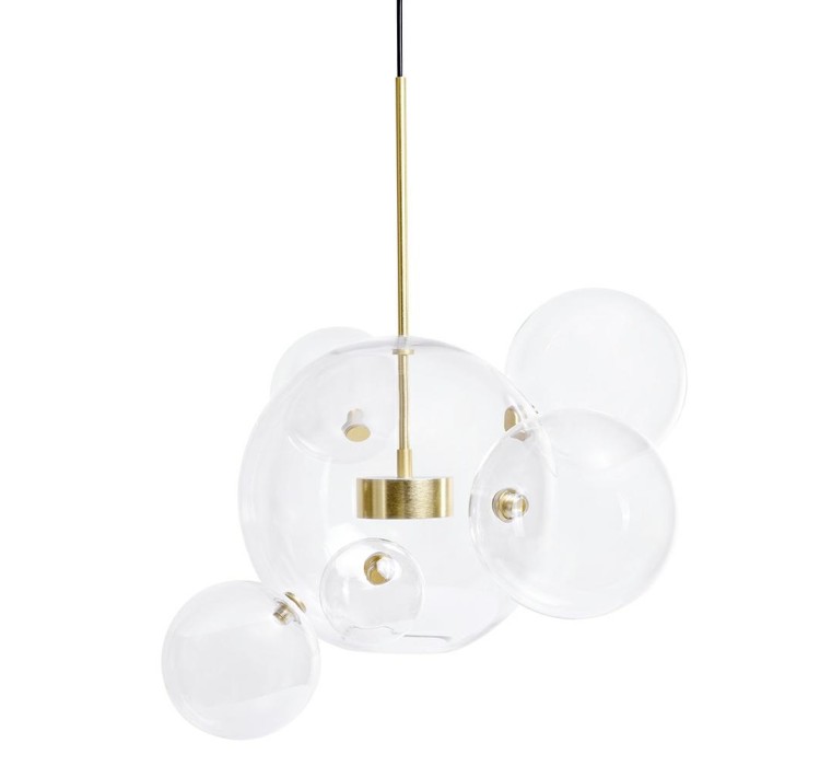 MOOSEE lampa wisząca CAPRI 6 złota