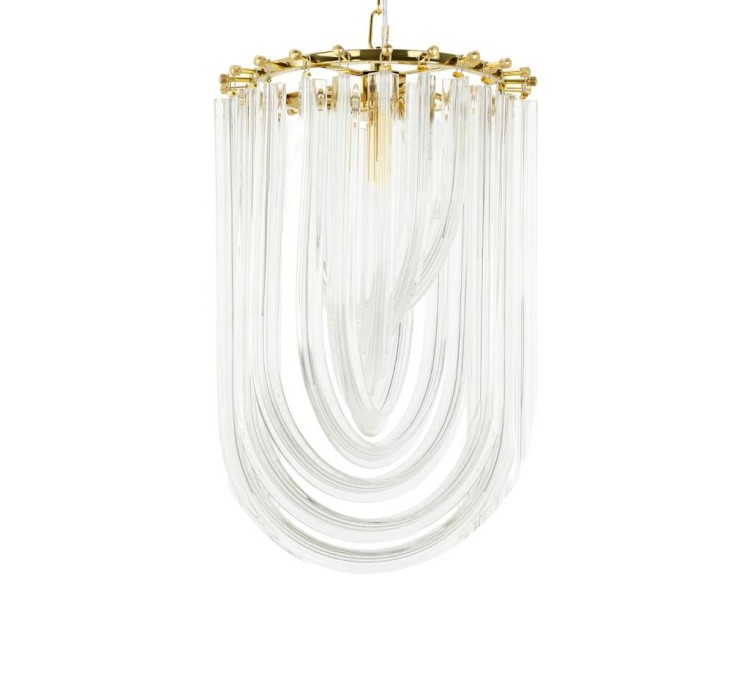 MOOSEE lampa wisząca MURANO S złota