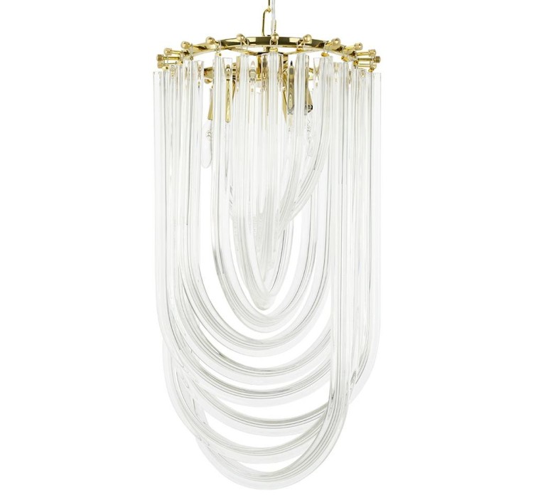 MOOSEE lampa wisząca MURANO L złota