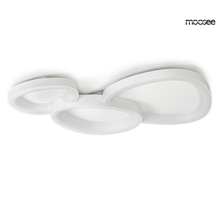 MOOSEE lampa sufitowa / plafon CELLS 3    biała