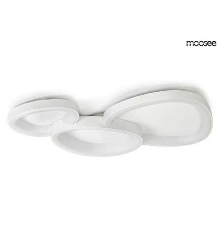 MOOSEE lampa sufitowa / plafon CELLS 3    biała