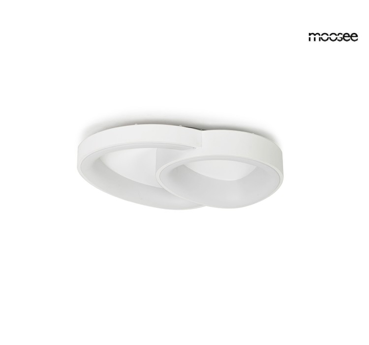 MOOSEE lampa sufitowa / plafon CELLS 2    biała