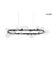 MOOSEE lampa wisząca ALURE OVAL 120       czarna
