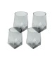 KARE komplet 4 szklanek DIAMOND SMOKE     510 ml