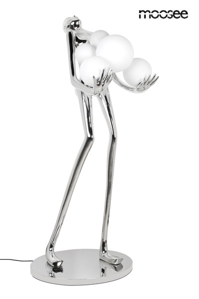 MOOSEE lampa podłogowa HUMAN SILVER       PREMIUM
