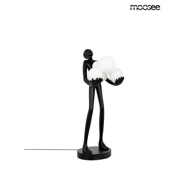 MOOSEE lampa stołowa HUMAN PREMIUM        czarna