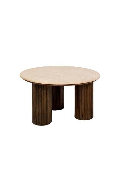 MaMaison stolik kawowy RAGNO 68 marmur    / drewno