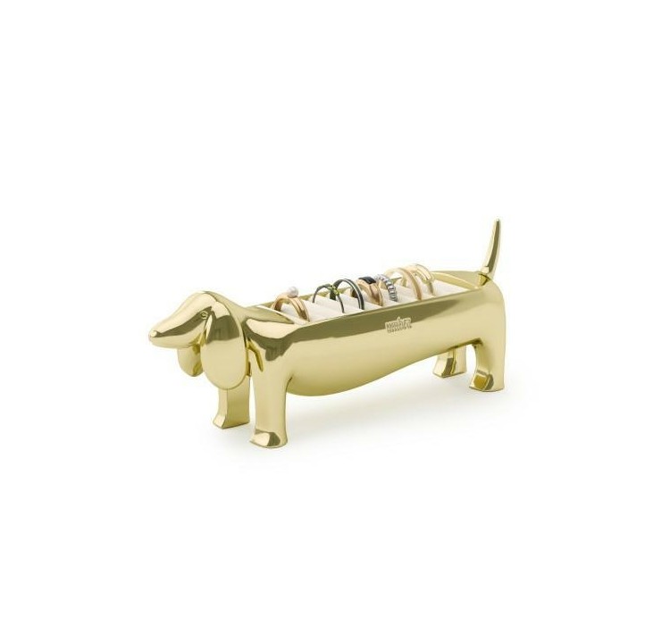 UMBRA stojak na pierścionki DACHSIE       złoty