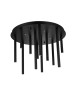 AZZARDO lampa sufitowa / plafon ILIOS 12  TOP 3-STEP DIMM czarna