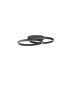 AZZARDO lampa sufitowa / plafon HALO TOP  65 + 45 czarna