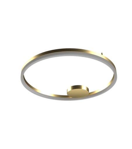 AZZARDO lampa sufitowa / plafon HALO TOP  120 CCT DIMM GO + REMOTE CONTROL złota