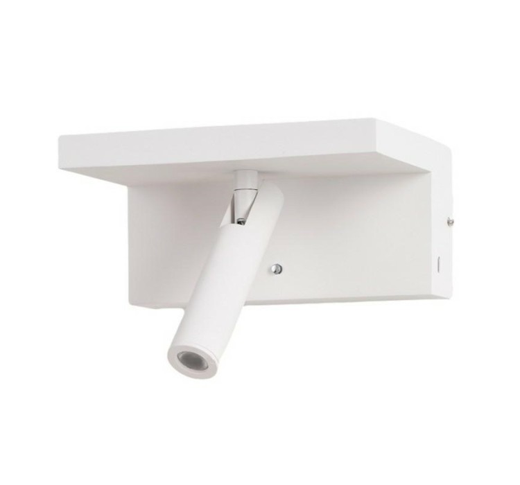 AZZARDO lampa ścienna HYLLA WALL NFC      CHARGER biała