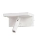 AZZARDO lampa ścienna HYLLA WALL NFC      CHARGER biała