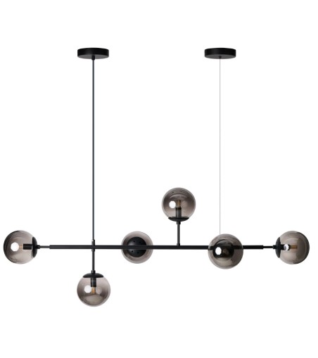 AZZARDO lampa wisząca HELIOS 6 czarna
