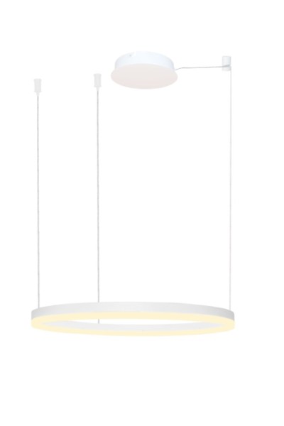 AZZARDO lampa wisząca HALO 80 biała