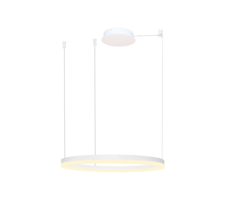 AZZARDO lampa wisząca HALO 80 biała