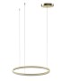 AZZARDO lampa wisząca HALO 120 CCT DIMM   z pilotem złota