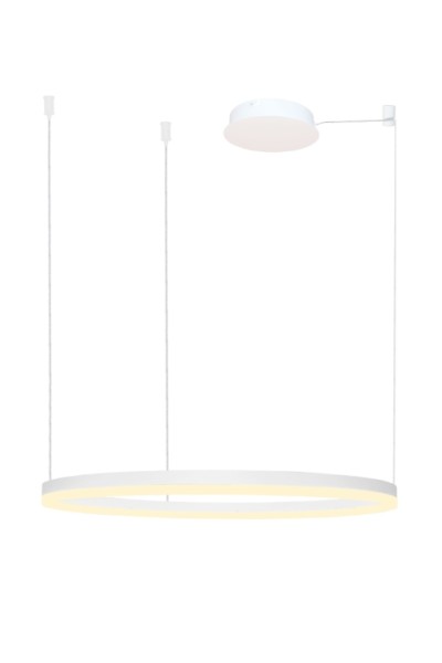 AZZARDO lampa wisząca HALO 100 biała